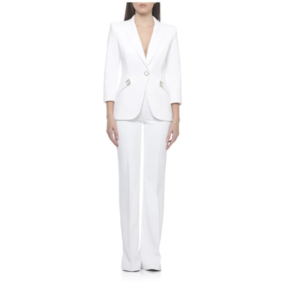 Blazer in Crêpe Stretch Doppio