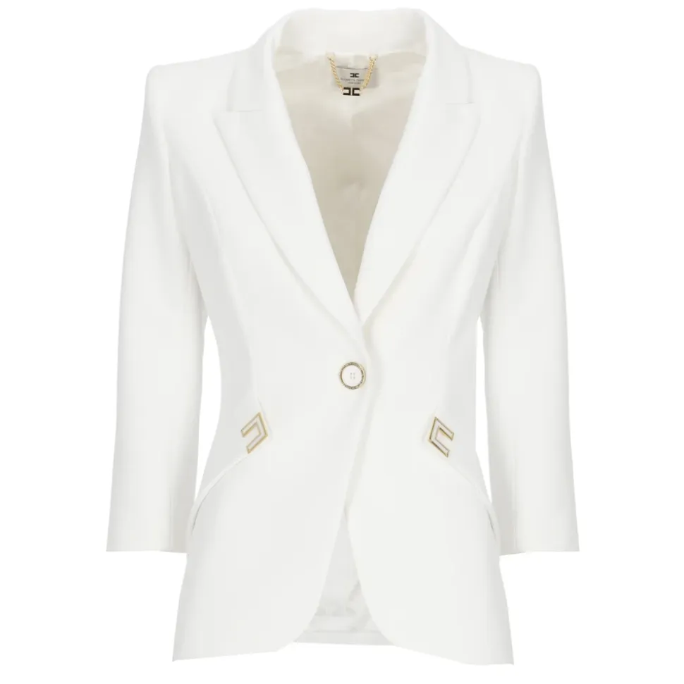 Blazer in Crêpe Stretch Doppio
