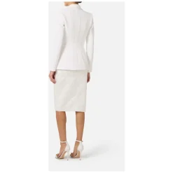 Blazer in double stretch crepe