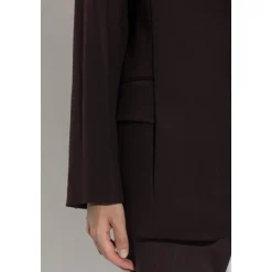 Blazer in Lana con Doppio Spacco