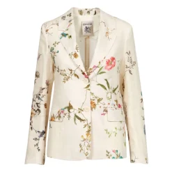 Blazer in Lino Floreale