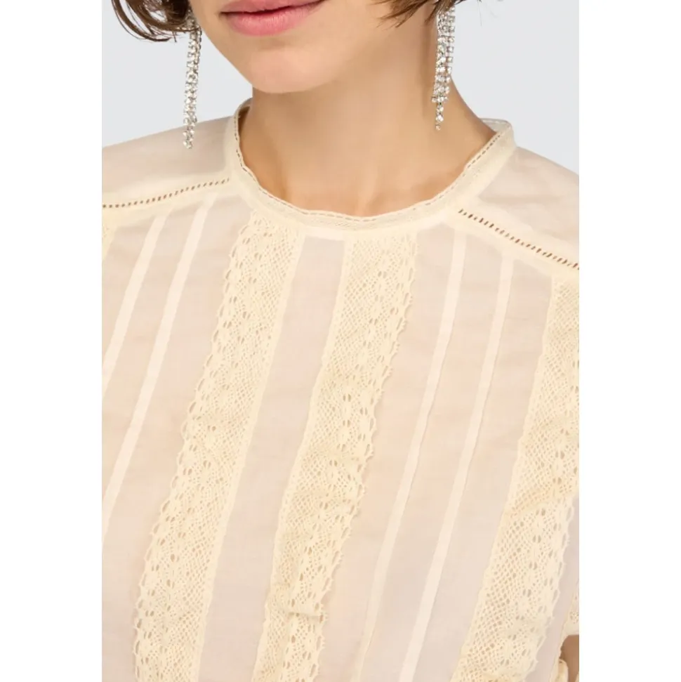 Blusa Amanda di Semicouture in mussola di cotone