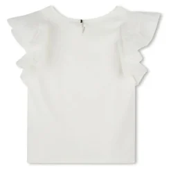 Blusa con Maniche a Volant