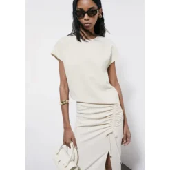 Blusa fluida senza maniche
