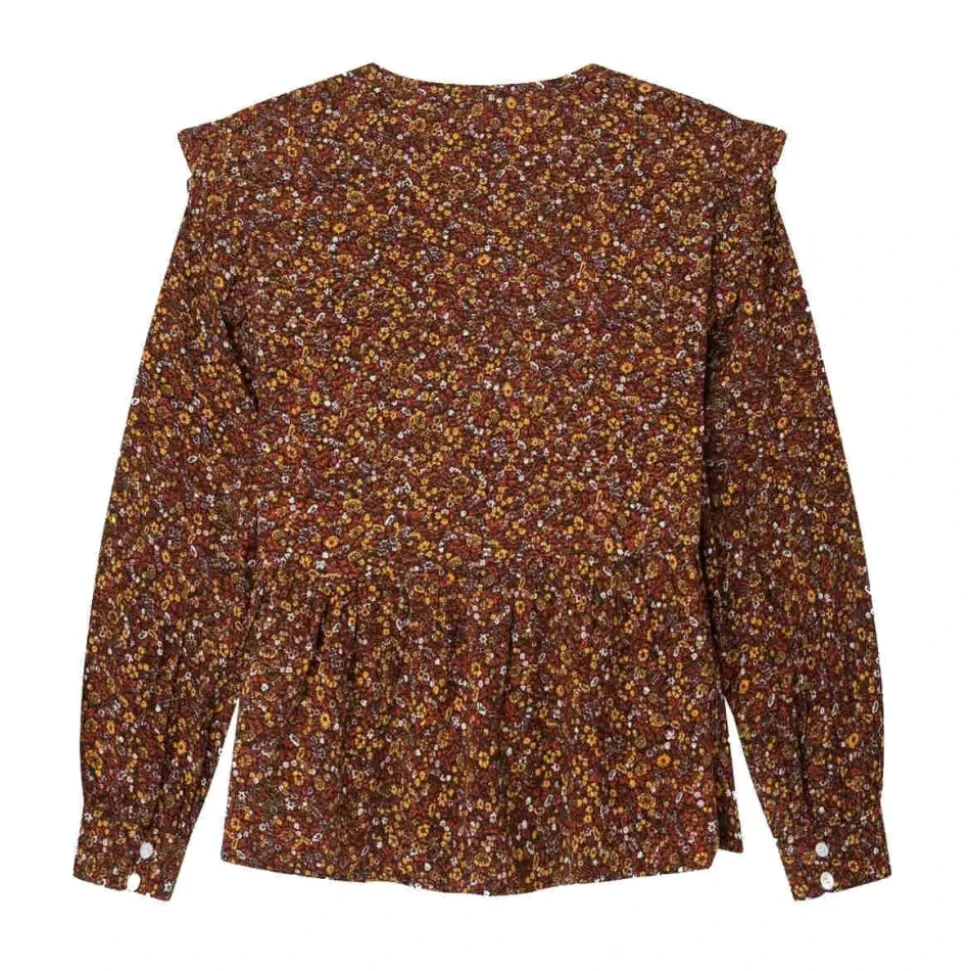Blusa Svolazzante a Maniche Lunghe