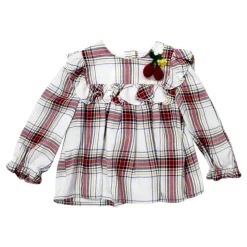 Blusa Tartan in Viscose