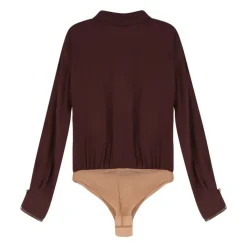 Body Scollo Drappeggiato