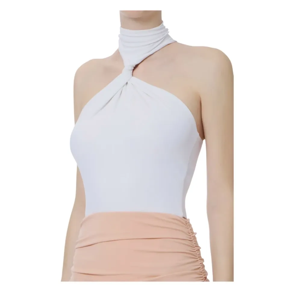 Bodysuit in crêpe jersey
