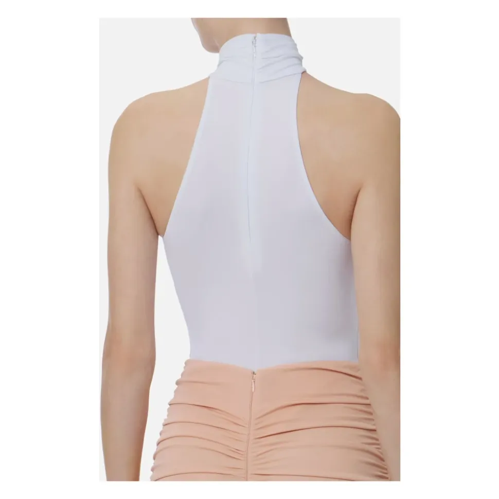 Bodysuit in crêpe jersey