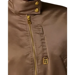 Bomber Jacket in Nylon Fabric