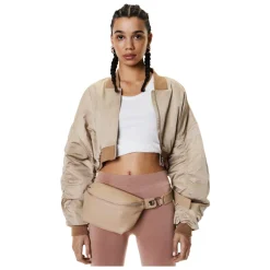 Borsa a marsupio in pelle beige