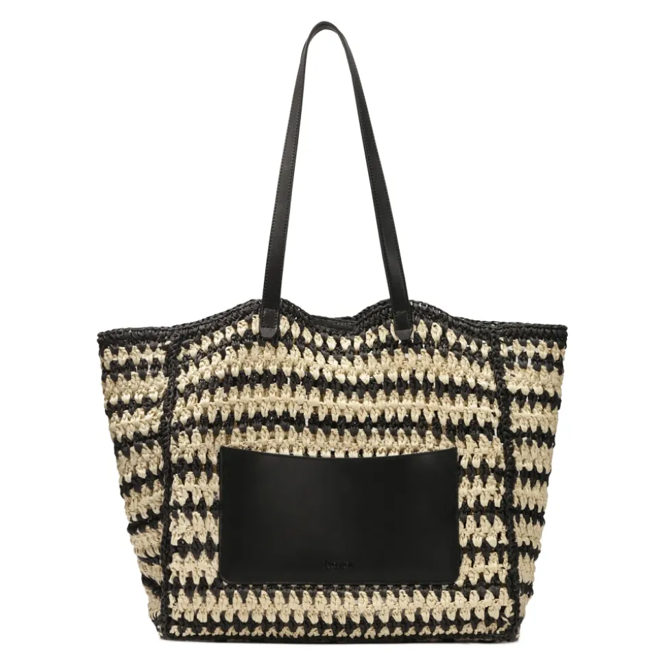 Borsa a spalla estiva in rafia