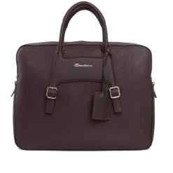 Borsa a Spalla in Pelle Martellata