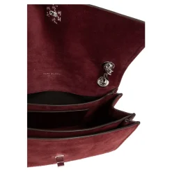 Borsa a spalla Kira Turnlock in camoscio