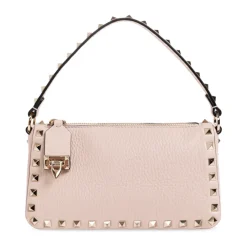 Borsa a spalla Rockstud piccola in pelle