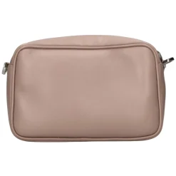 Borsa a tracolla con placca logo