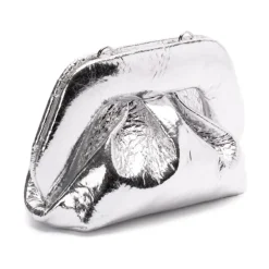 Borsa a Tracolla in Ecopelle Argento