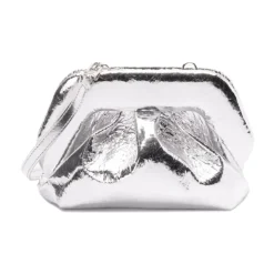 Borsa a Tracolla in Ecopelle Argento
