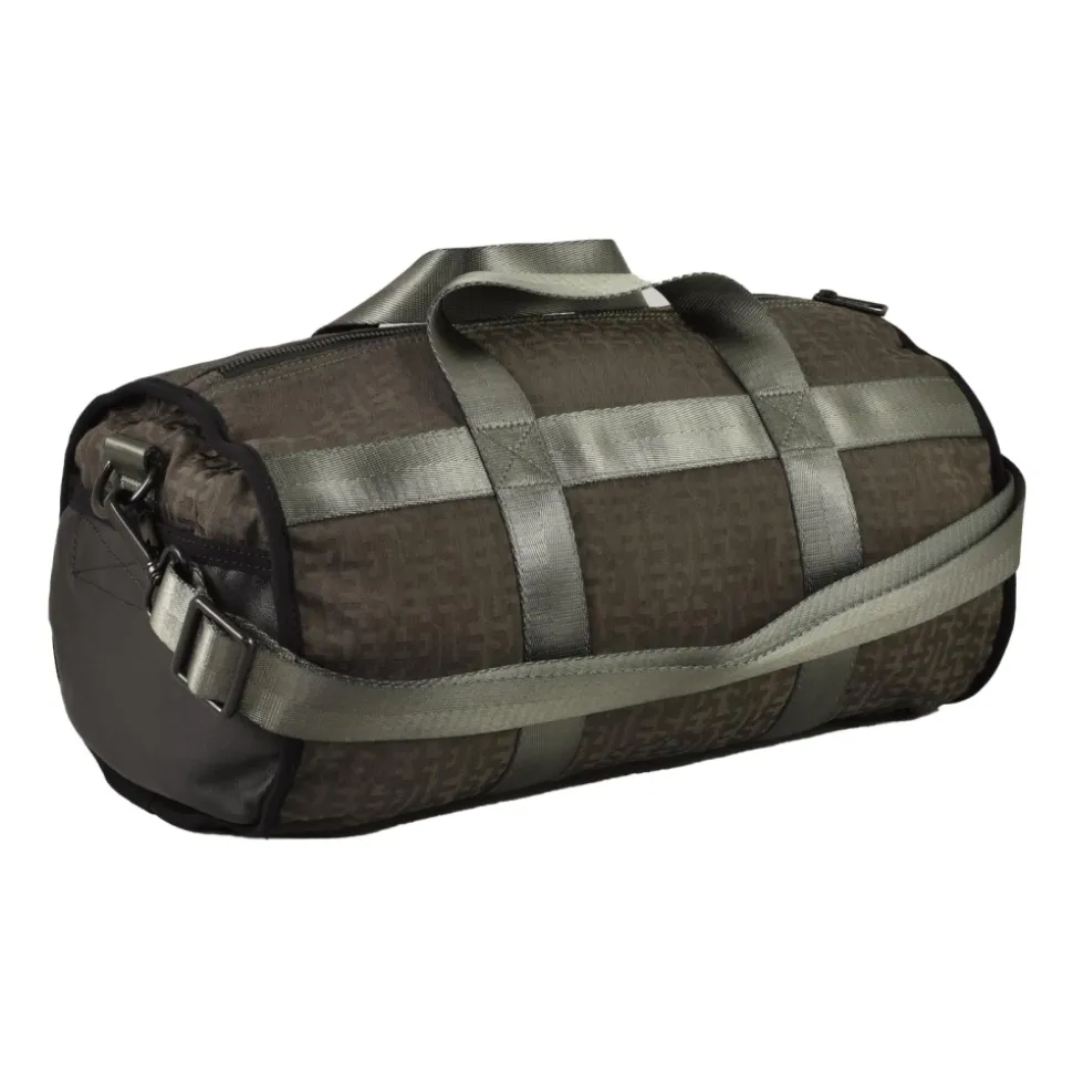 Borsa a tracolla in nylon con poliuretano