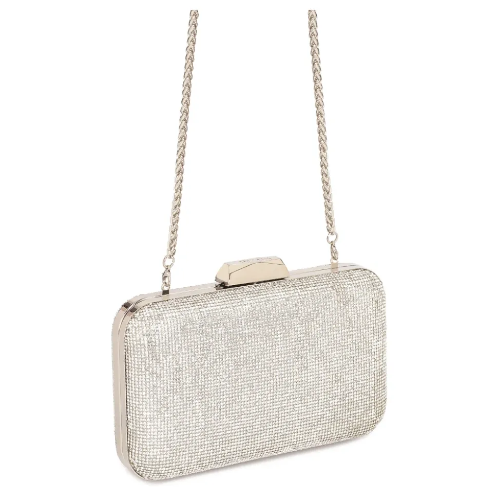 Borsa da sera decorata con cristalli