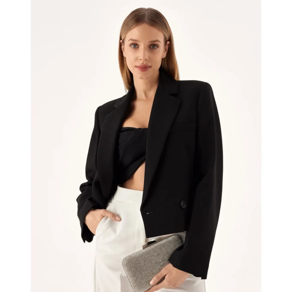 Borsa da sera decorata con cristalli