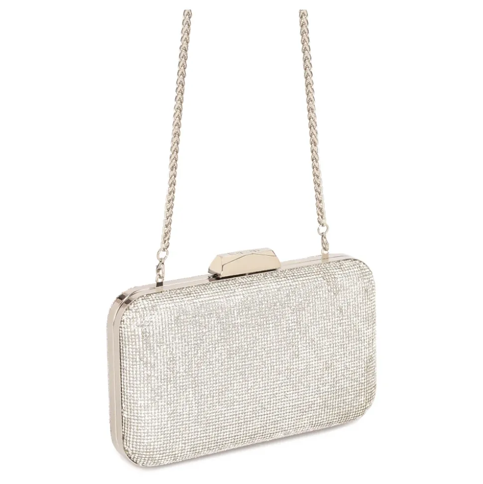 Borsa da sera decorata con cristalli