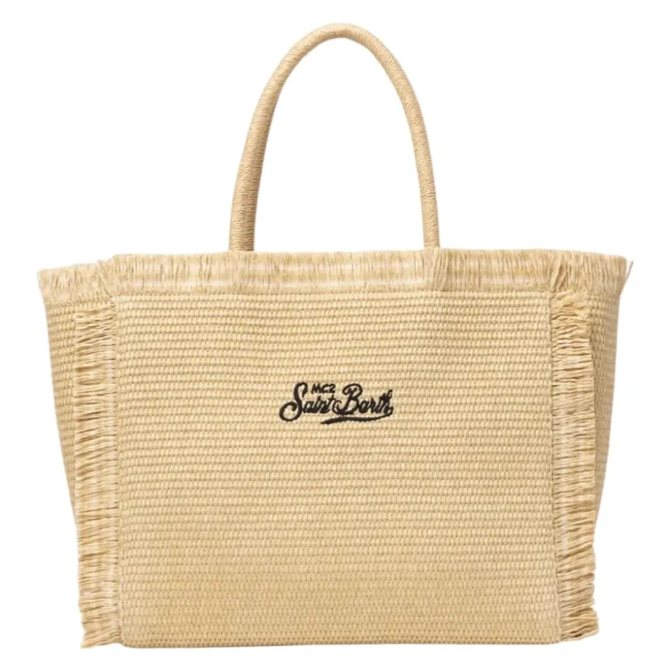 Borsa di paglia con manico