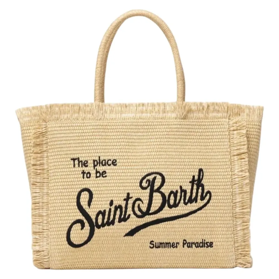 Borsa di paglia con manico