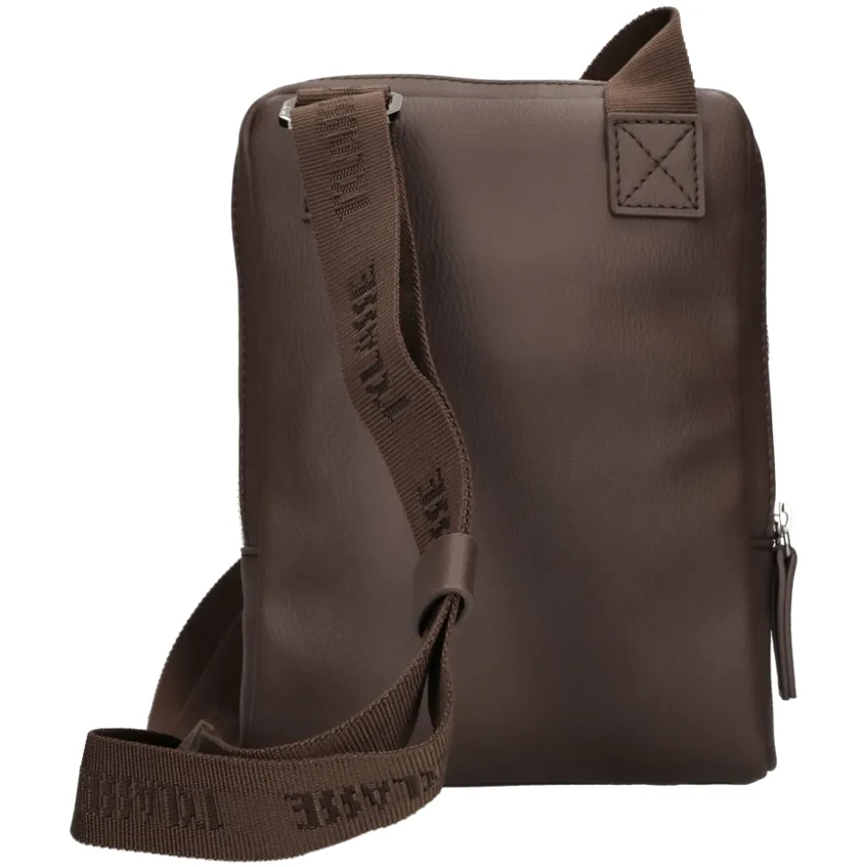 Borsa in ecopelle e tessuto