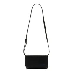 Borsa in Pelle di Vitello con Logo Mending