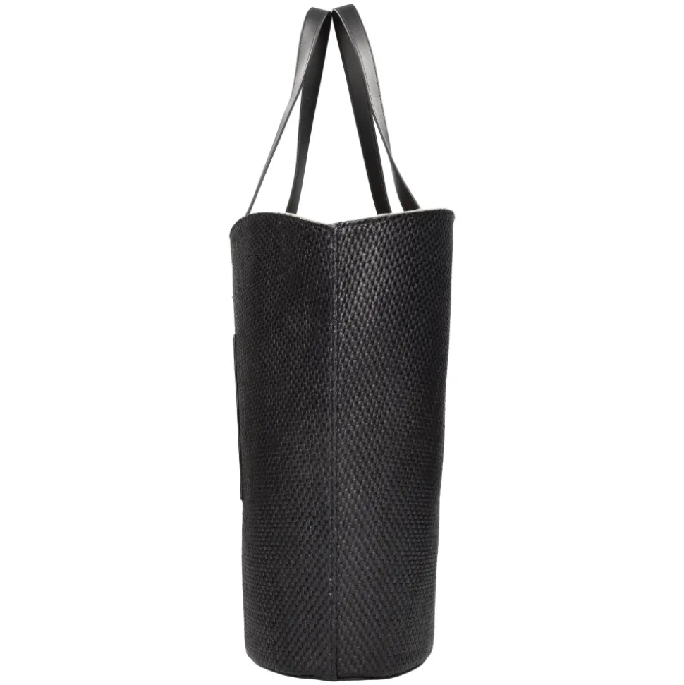 Borsa in Pelle e Rafia