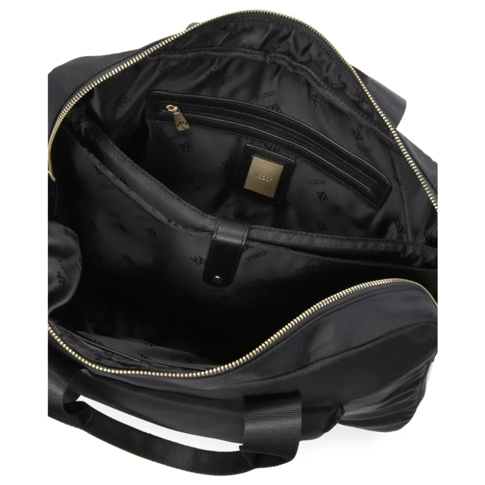 Borsa Laptop in Tessuto Nera con Manici
