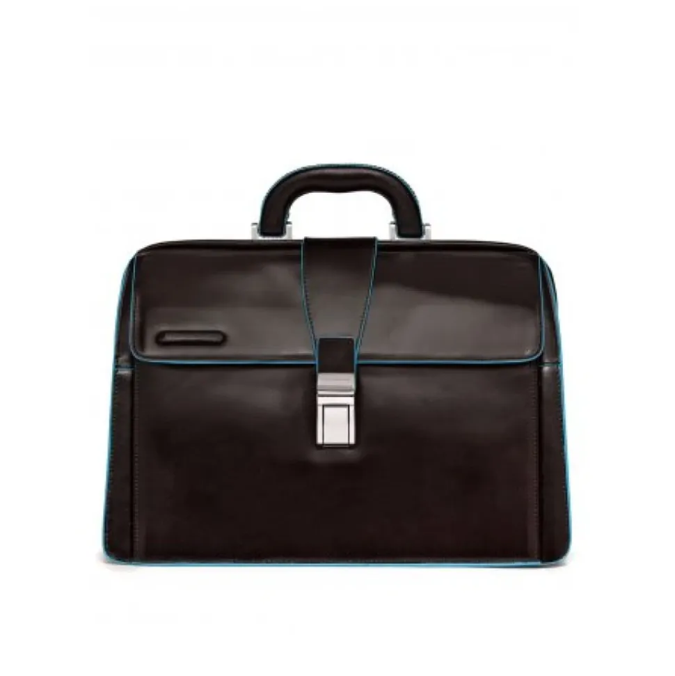 Borsa Medico in Pelle Blu Square