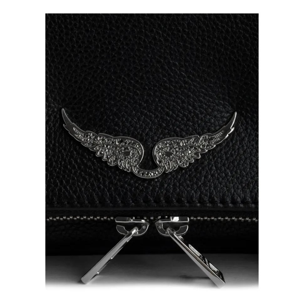 Borsa Rock in pelle martellata
