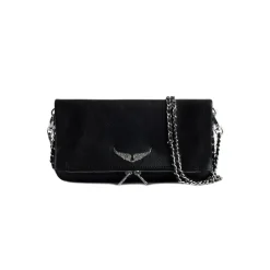 Borsa Rock in pelle martellata