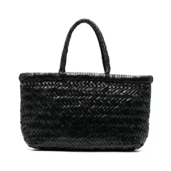 Borsa Tote Intrecciata in Pelle