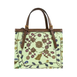 Borsa Tote Rivière in Tela Stampata