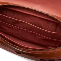 Borsa Ventiquattrore in Twill Robusto e Pelle