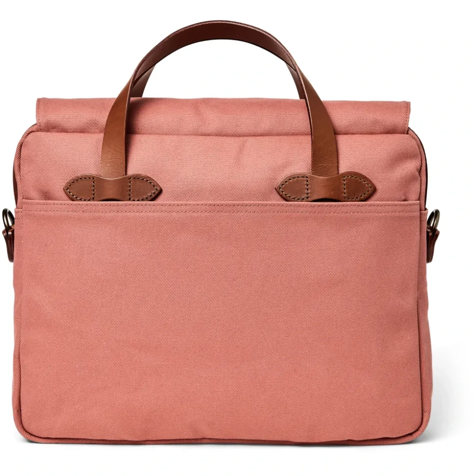 Borsa Ventiquattrore in Twill Robusto e Pelle