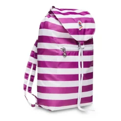 Borsa Verticale Leggera a Righe Bianco Unisex