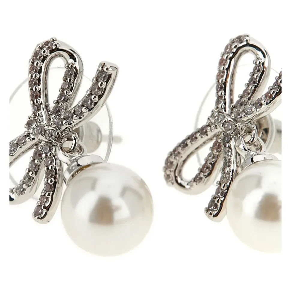 Bow Pearl Earrings
