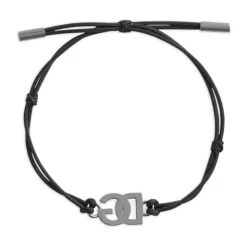 Bracciale con cordino e logo DG
