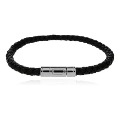 Bracciale in Pelle Intrecciata