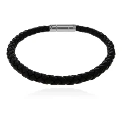 Bracciale in Pelle Intrecciata