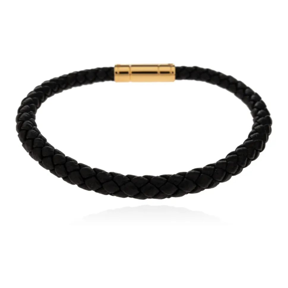 Bracciale in Pelle Intrecciata