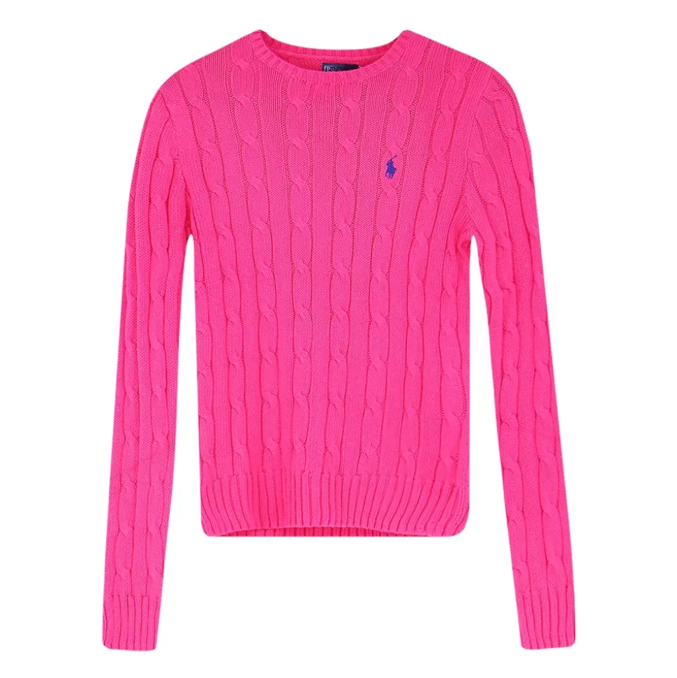 Braided Cotton Sweater