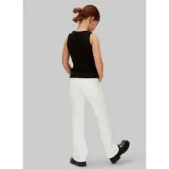 Calvin Klein Jeans Bianco a Zampa Di Elefante Bambina LVCKSJC04GYAF_