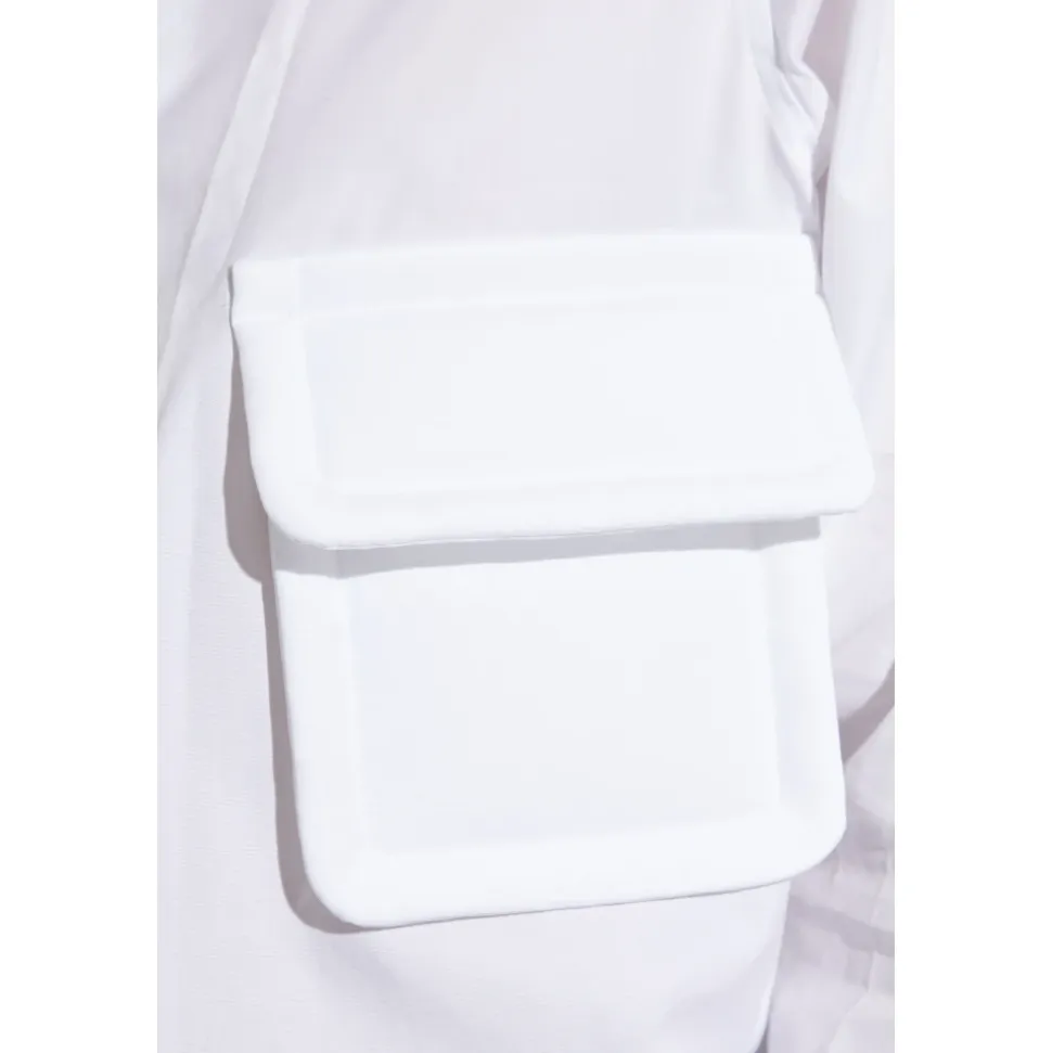 Camicia di cotone con tasche