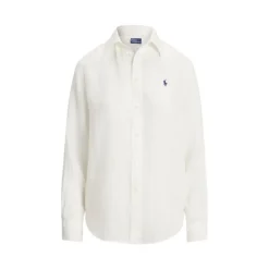 Camicia di lino dal taglio dritto