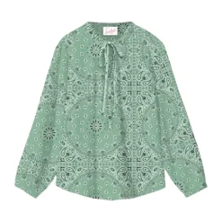 Camicia Donna in Seta Bandanna Rotonda